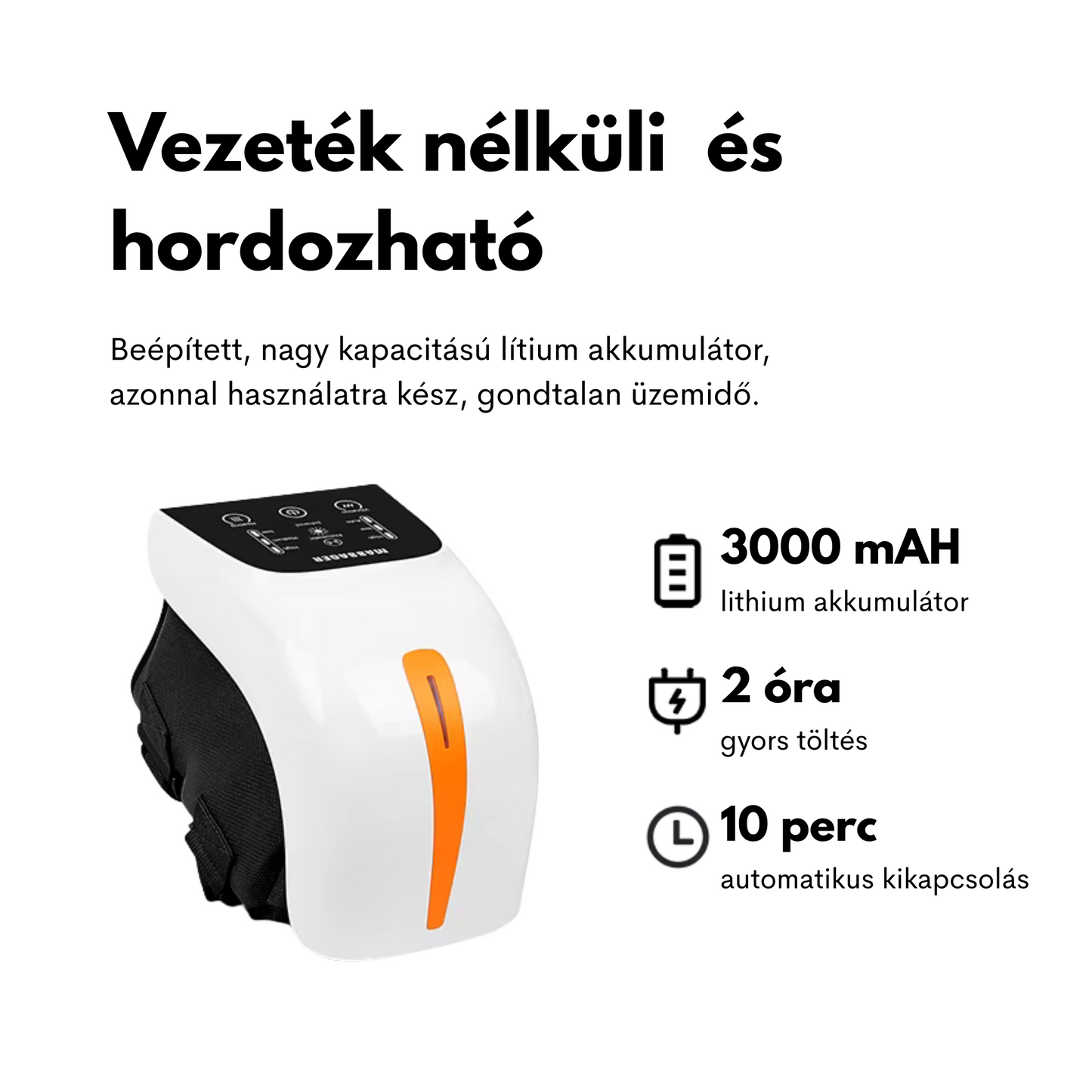 KINETECH VibroHeat Air térdterápiás eszköz