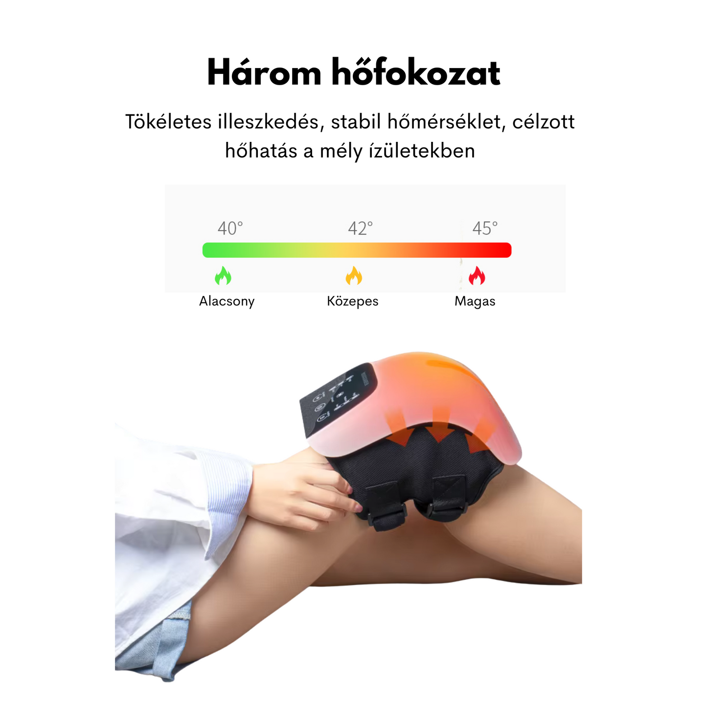 KINETECH VibroHeat Air térdterápiás eszköz